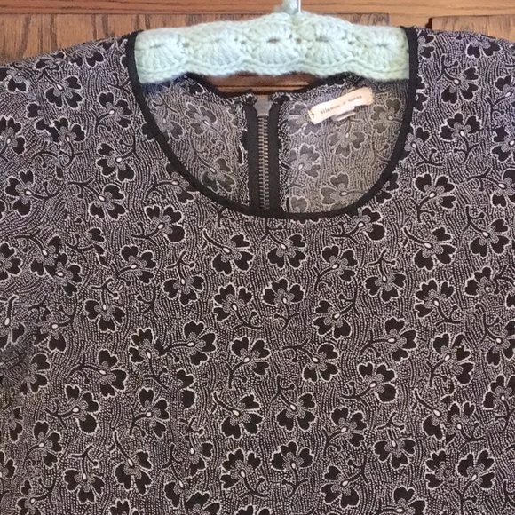 SILENCE + NOISE Urban Outfitters Mini Dress Small Black Asymmetrical Raw Hem‎ XS - Picture 3 of 7